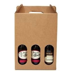 Pantone Colors Wine Bottle Gift Boxes Foil Stamping Varnishing