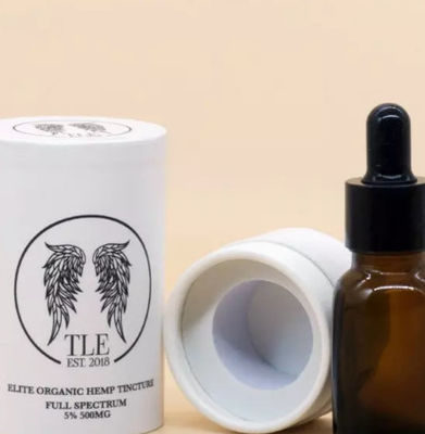 Round Craft Paper Tube Packaging Box  Customized Cosmetic Packaging Container