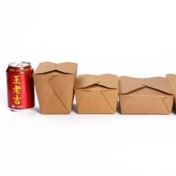 Takeaway Custom Food Packaging Box Greaseproof Disposable Paper Food Box ISO9001
