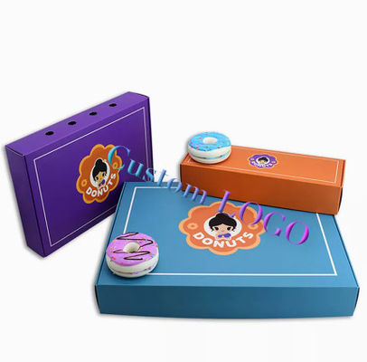 Bakery Cake Food Paper Packaging Box Slotted CMYK Color Debossing