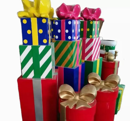 UV Proof Christmas Cardboard Gift Boxes Water Proof Height 100/165cm
