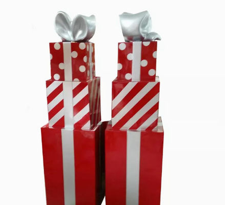 UV Proof Christmas Cardboard Gift Boxes Water Proof Height 100/165cm